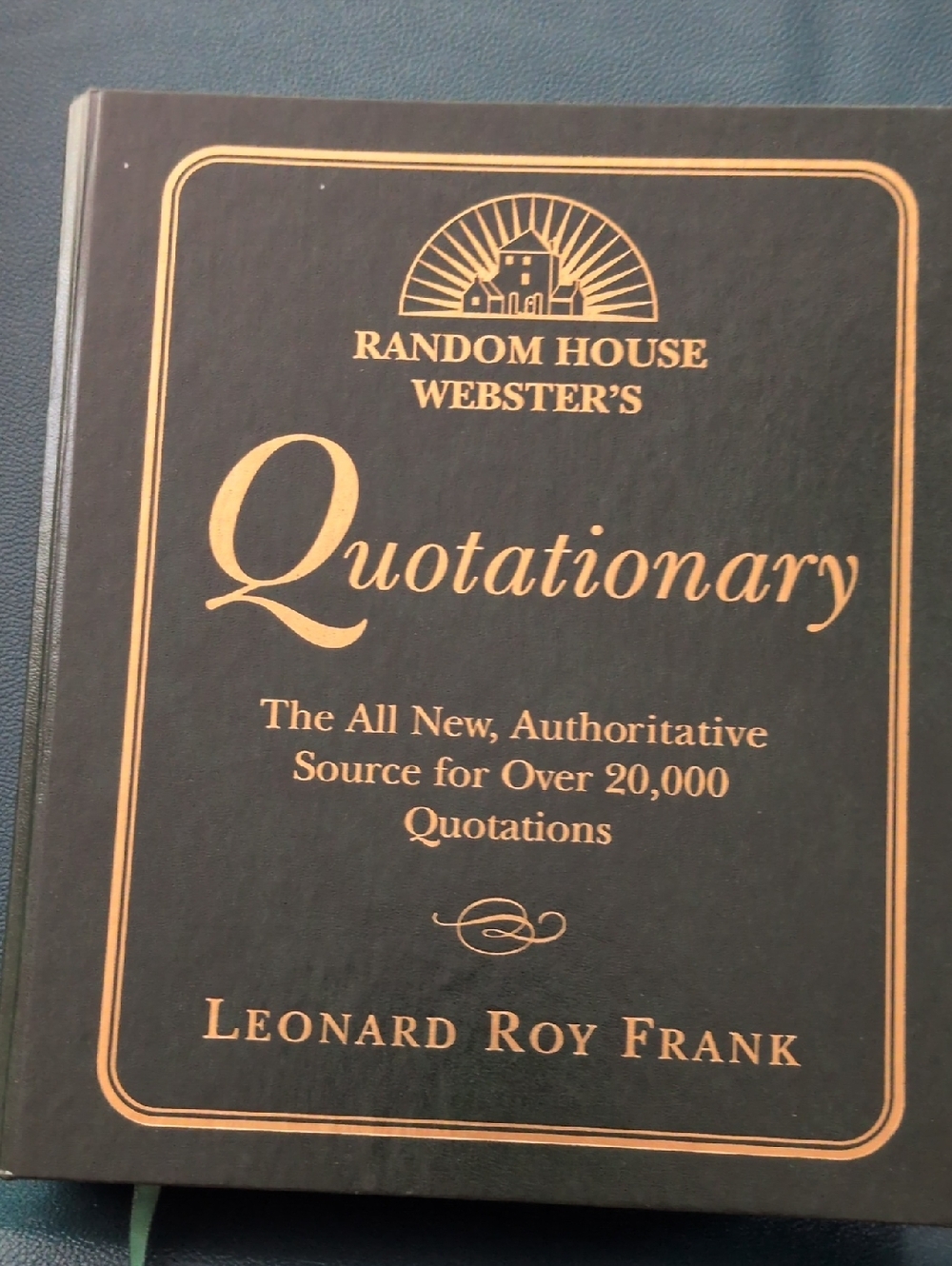 quotationary by leonard roy frank.